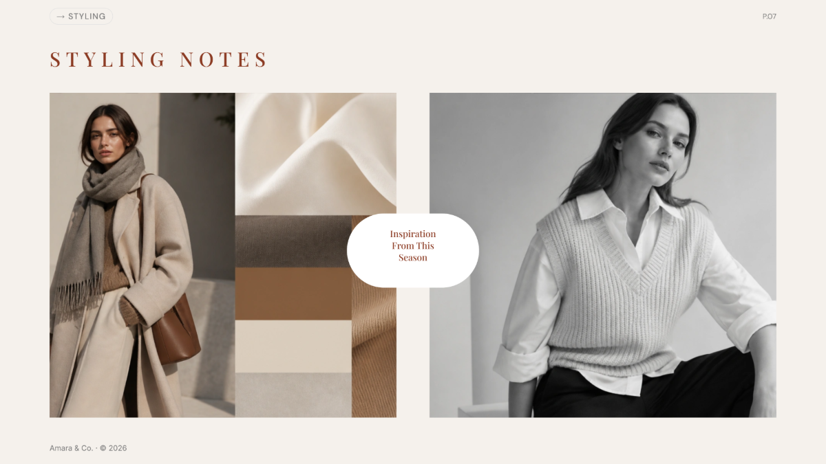 Free Fashion Presentation Template to Edit Online