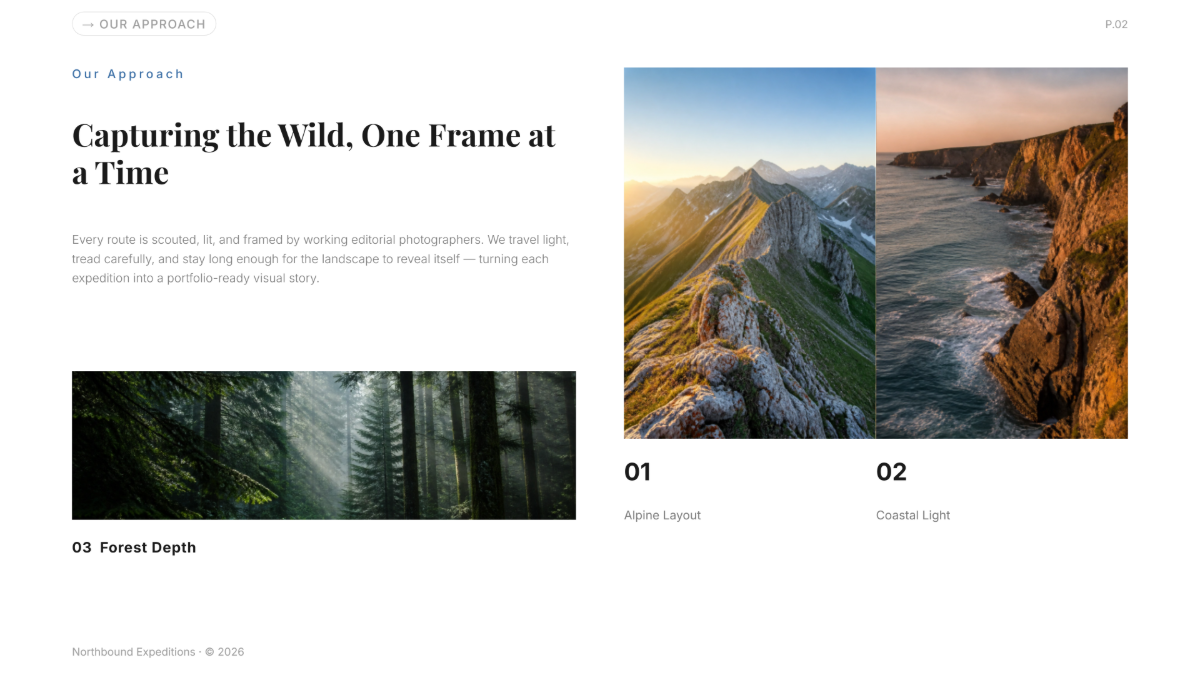 Free Photo Presentation Template to Edit Online