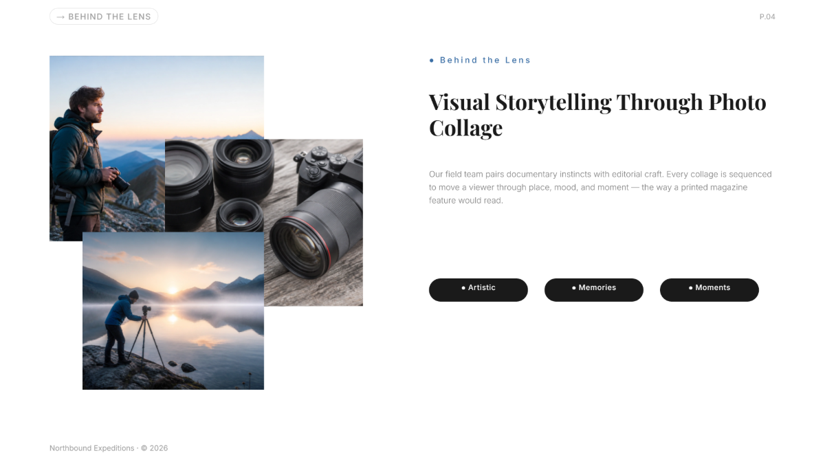Free Photo Presentation Template to Edit Online