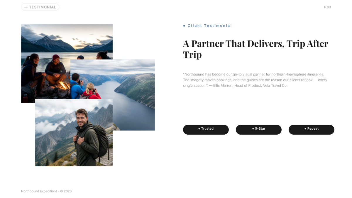 Free Photo Presentation Template to Edit Online