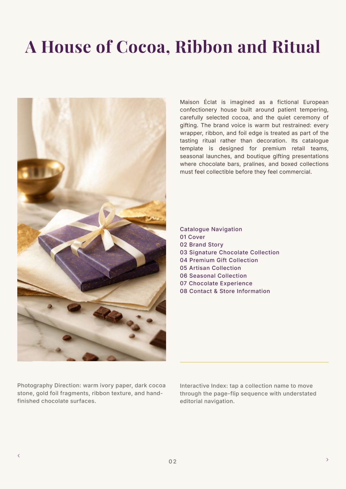 Free Interactive Catalog Template to Edit Online