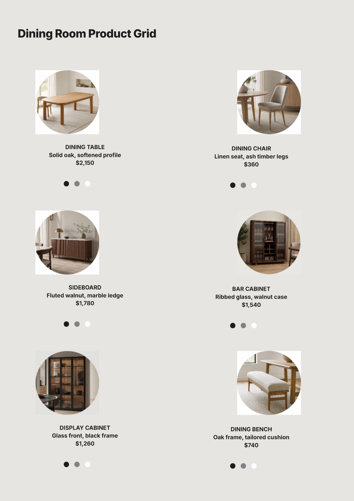 Free Furniture Catalog Template to Edit Online
