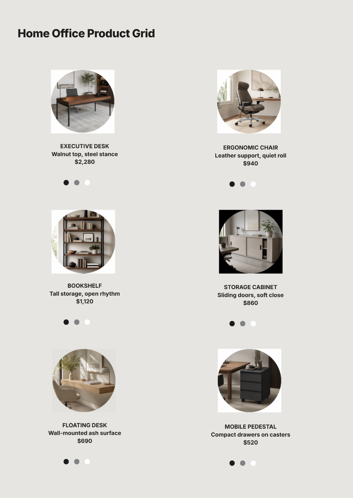 Free Furniture Catalog Template to Edit Online