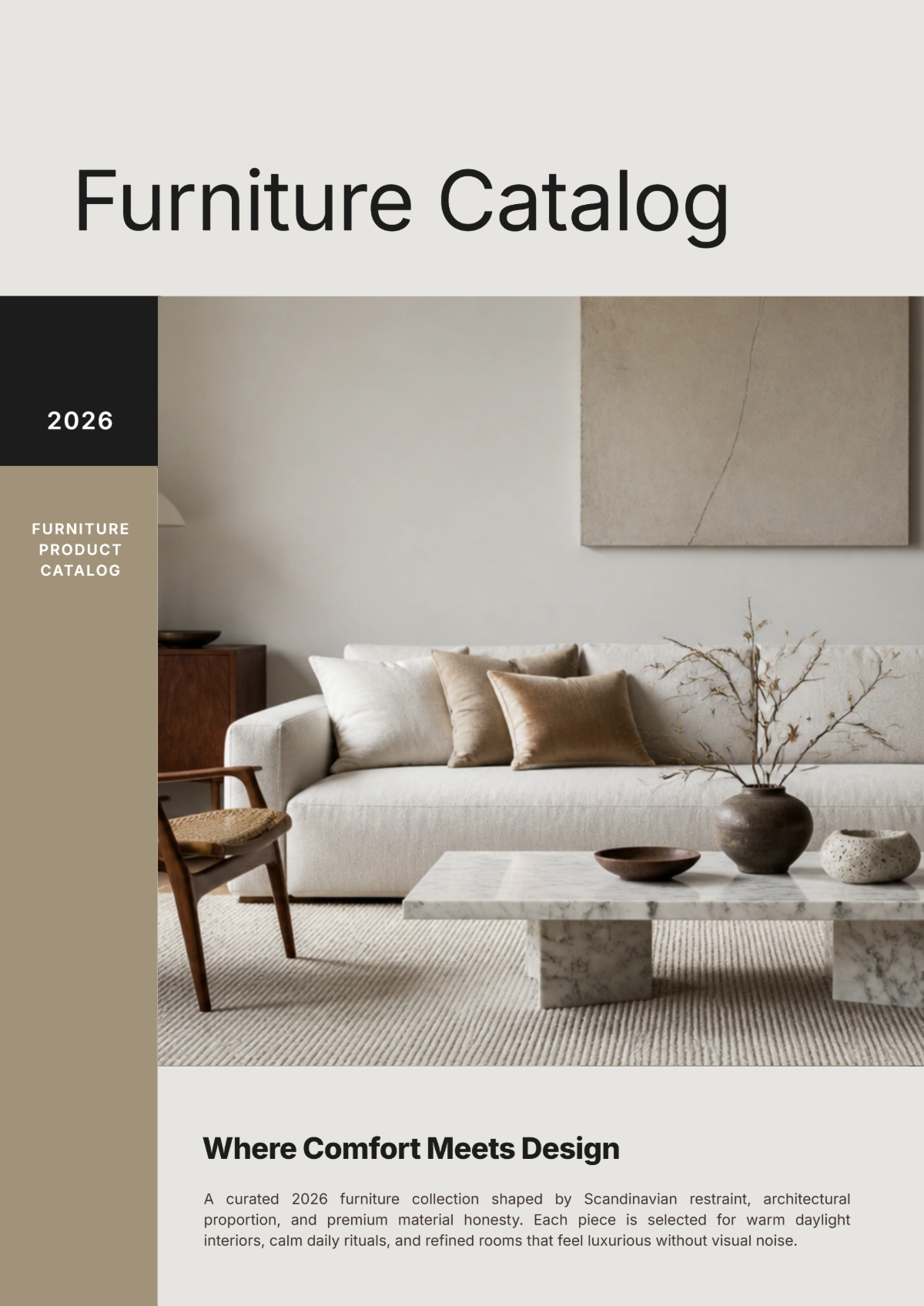 Free Furniture Catalog Template to Edit Online Free Furniture Catalog Template to Edit Online