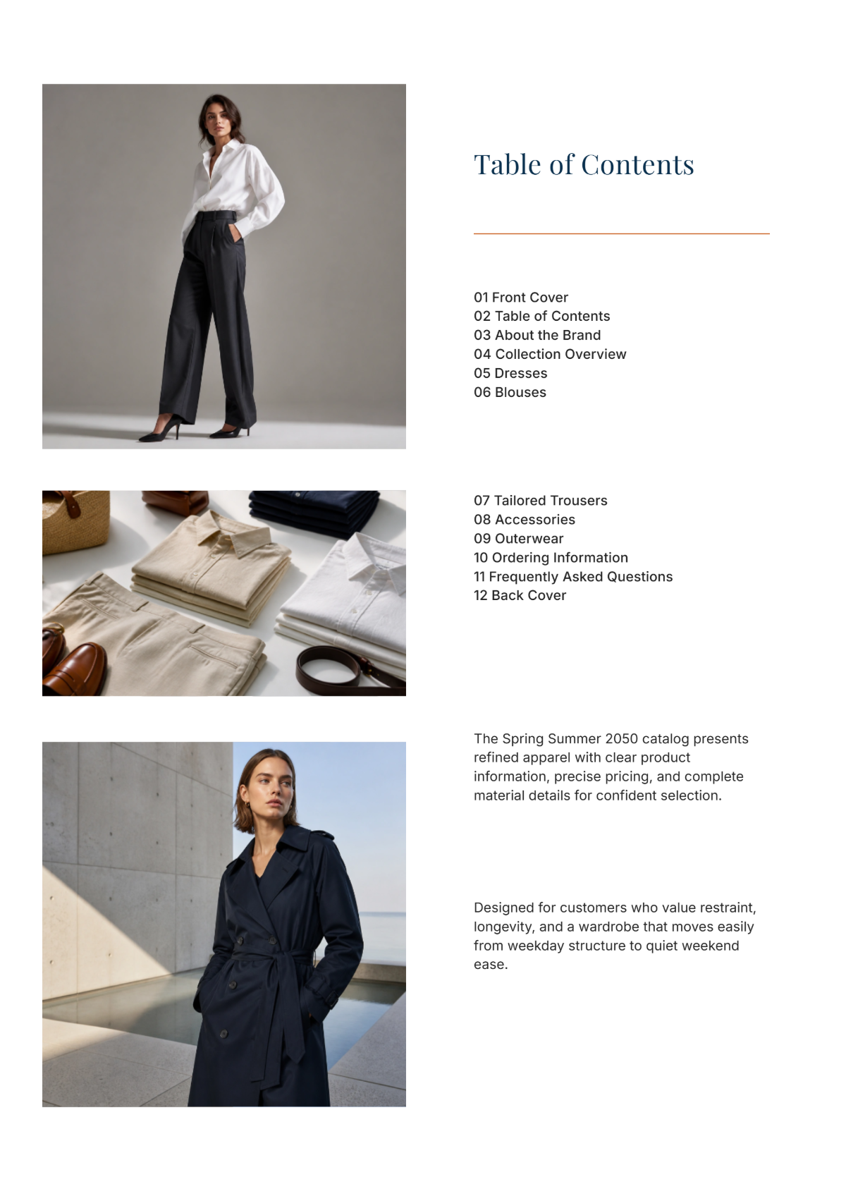 Free Clothing Catalog Template to Edit Online