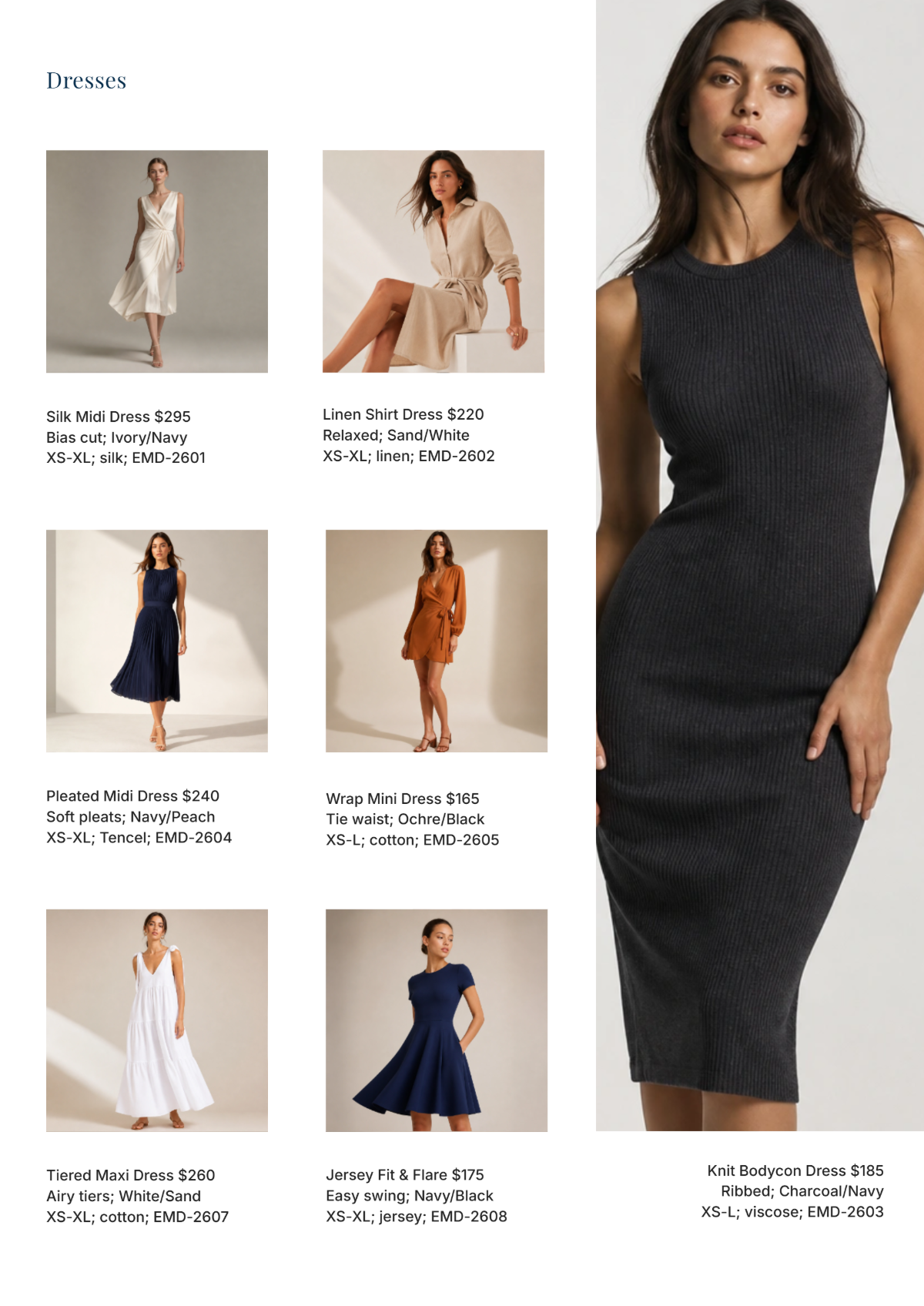 Free Clothing Catalog Template to Edit Online