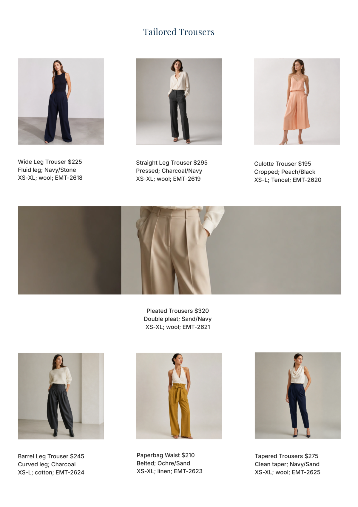 Free Clothing Catalog Template to Edit Online