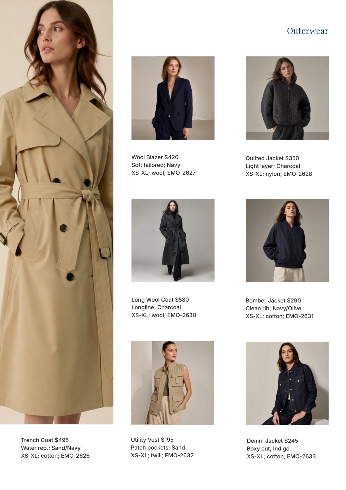 Free Clothing Catalog Template to Edit Online