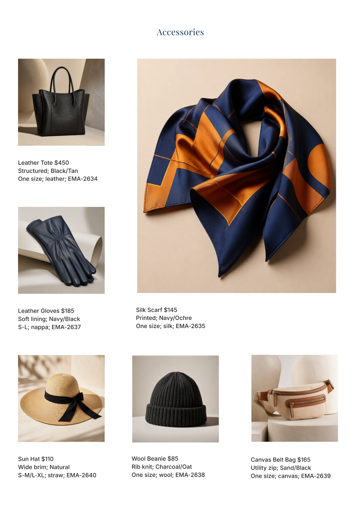Free Clothing Catalog Template to Edit Online