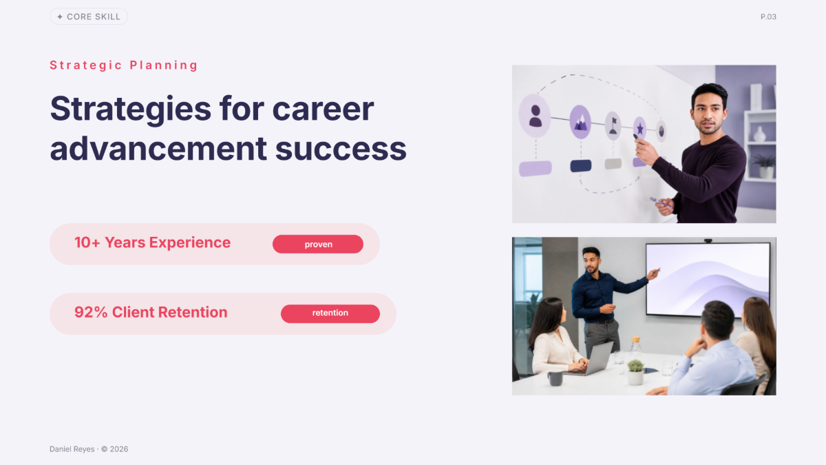 Free Skills Presentation Template to Edit Online