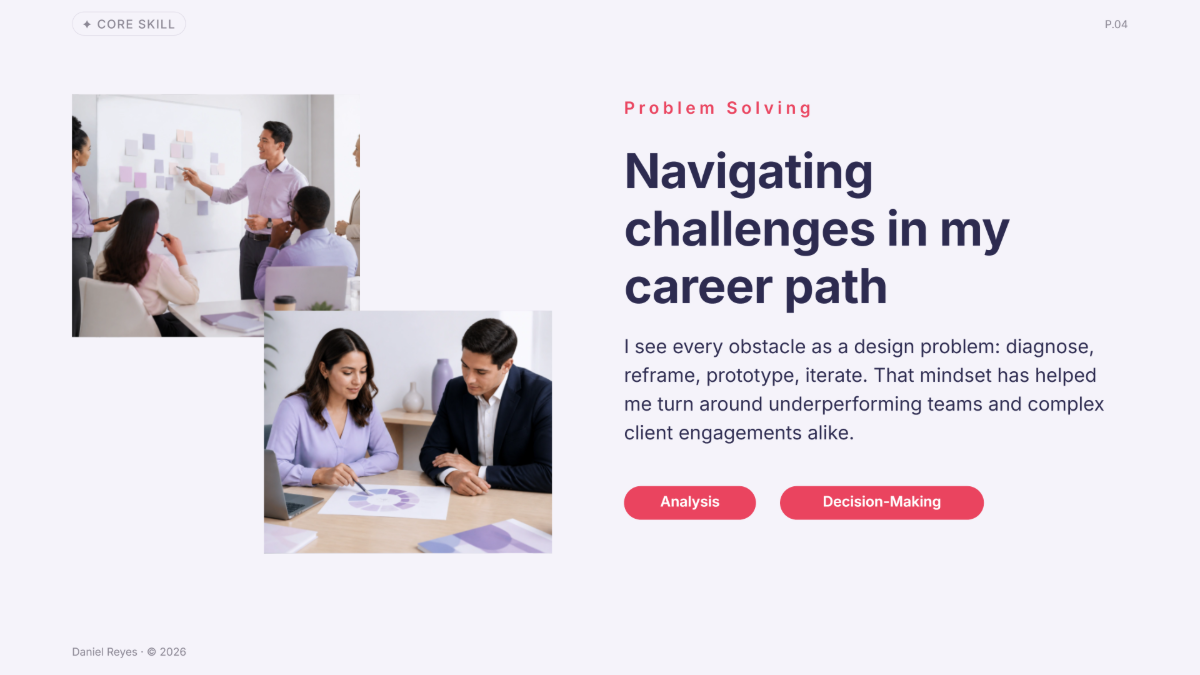 Free Skills Presentation Template to Edit Online