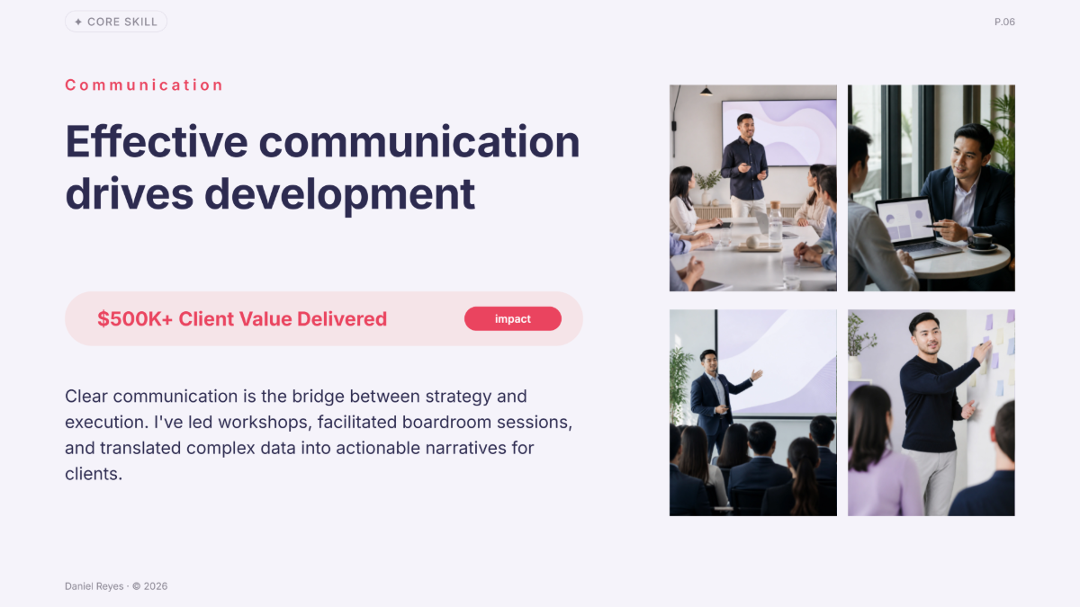 Free Skills Presentation Template to Edit Online