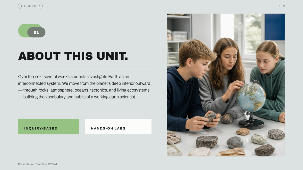 Free Teacher Presentation Template to Edit Online