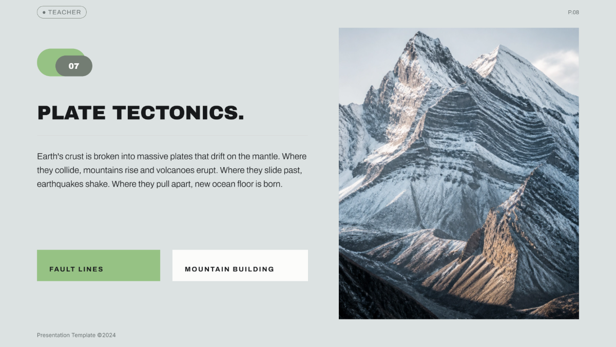 Free Teacher Presentation Template to Edit Online