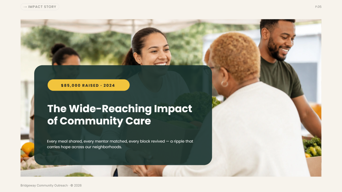 Free Community Presentation Template to Edit Online