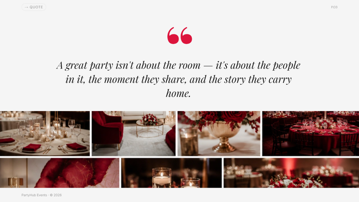Free Party Presentation Template to Edit Online