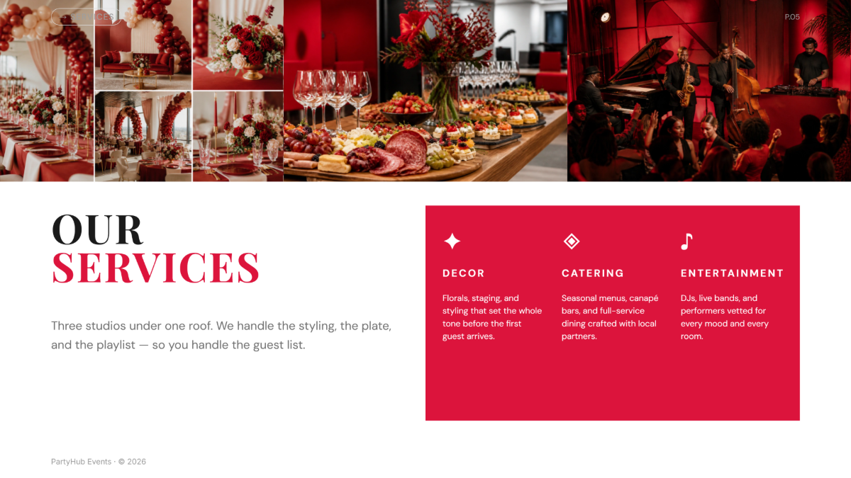 Free Party Presentation Template to Edit Online