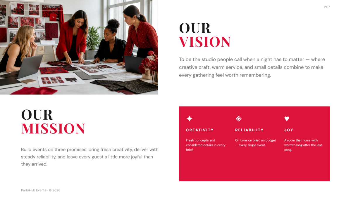 Free Party Presentation Template to Edit Online