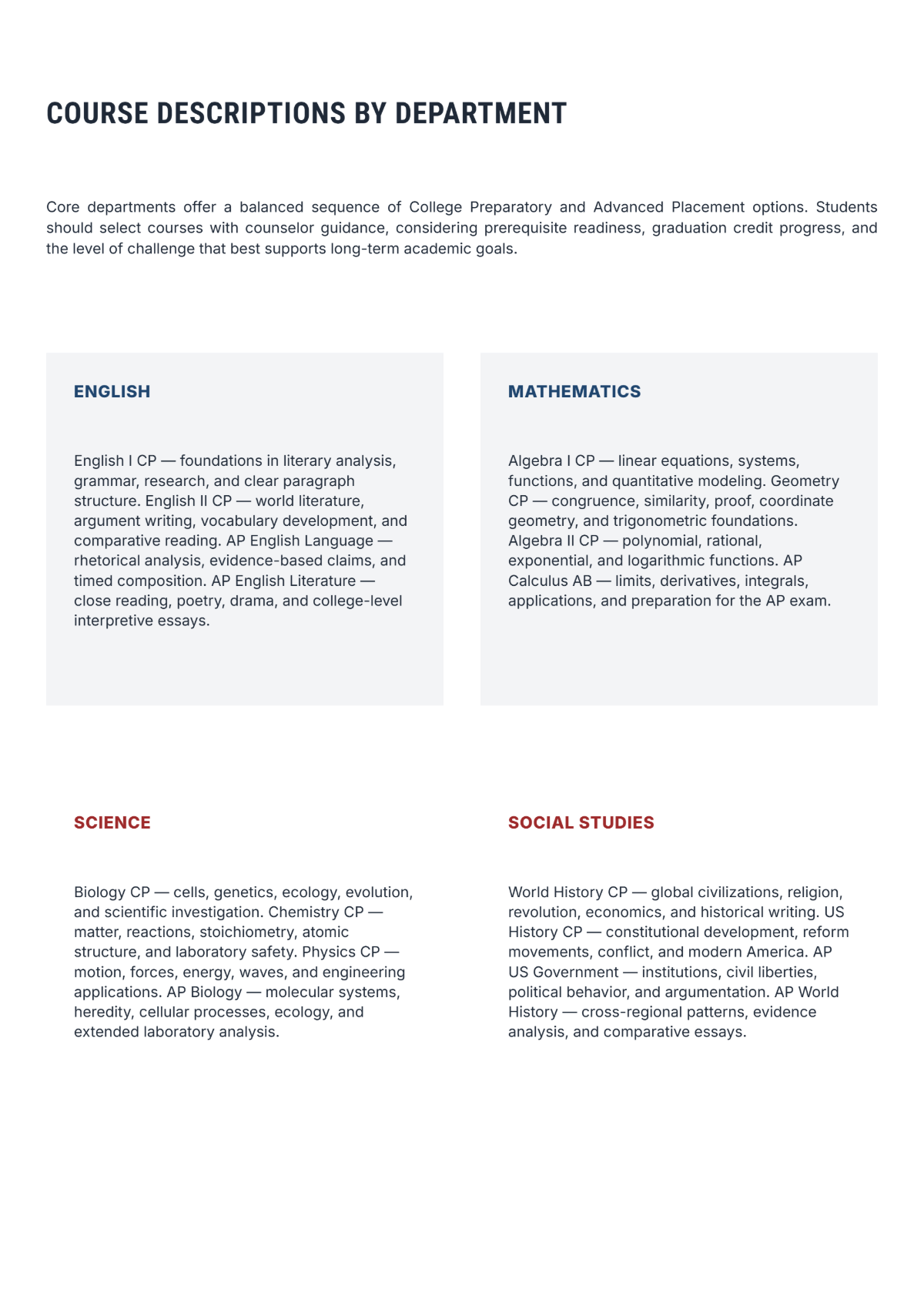 Free School Catalog Template to Edit Online