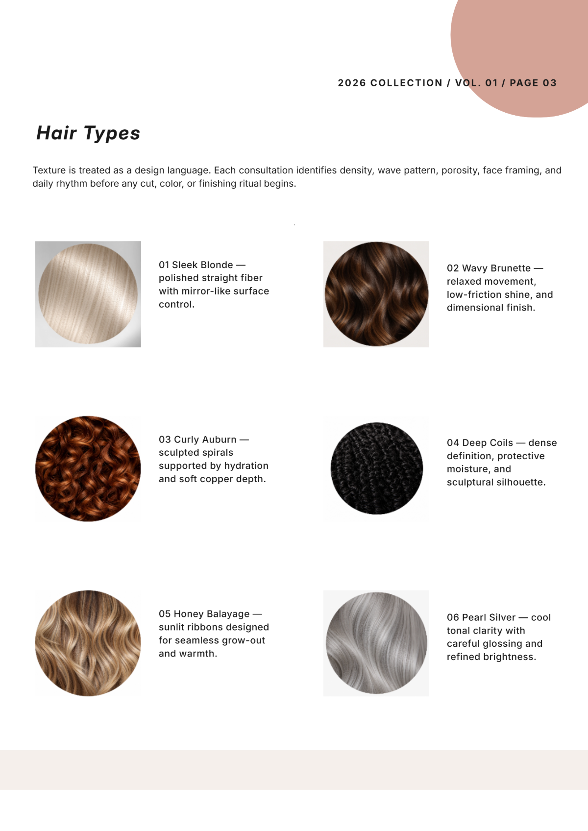 Free Hair Catalog Template to Edit Online