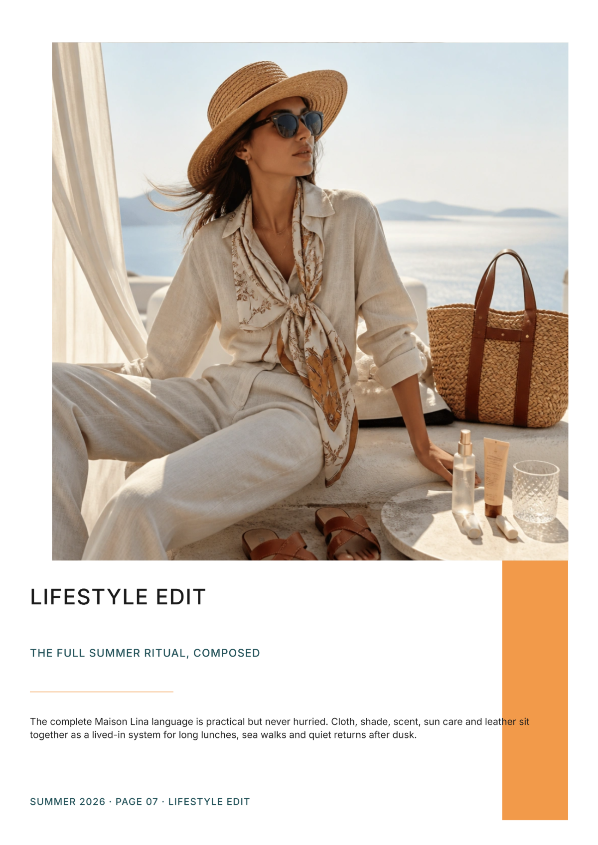 Free Summer Catalog Template to Edit Online