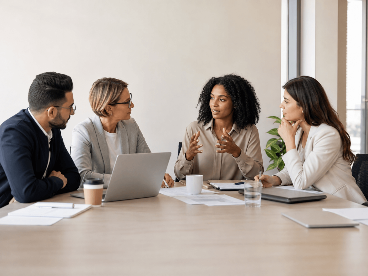 Free Business Meeting Stock Photo Template to Edit Online