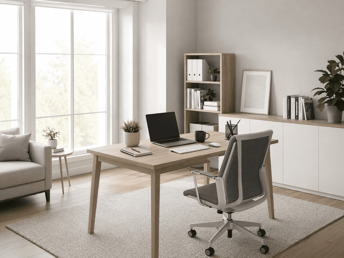 Free Office Workspace Stock Photo Template to Edit Online