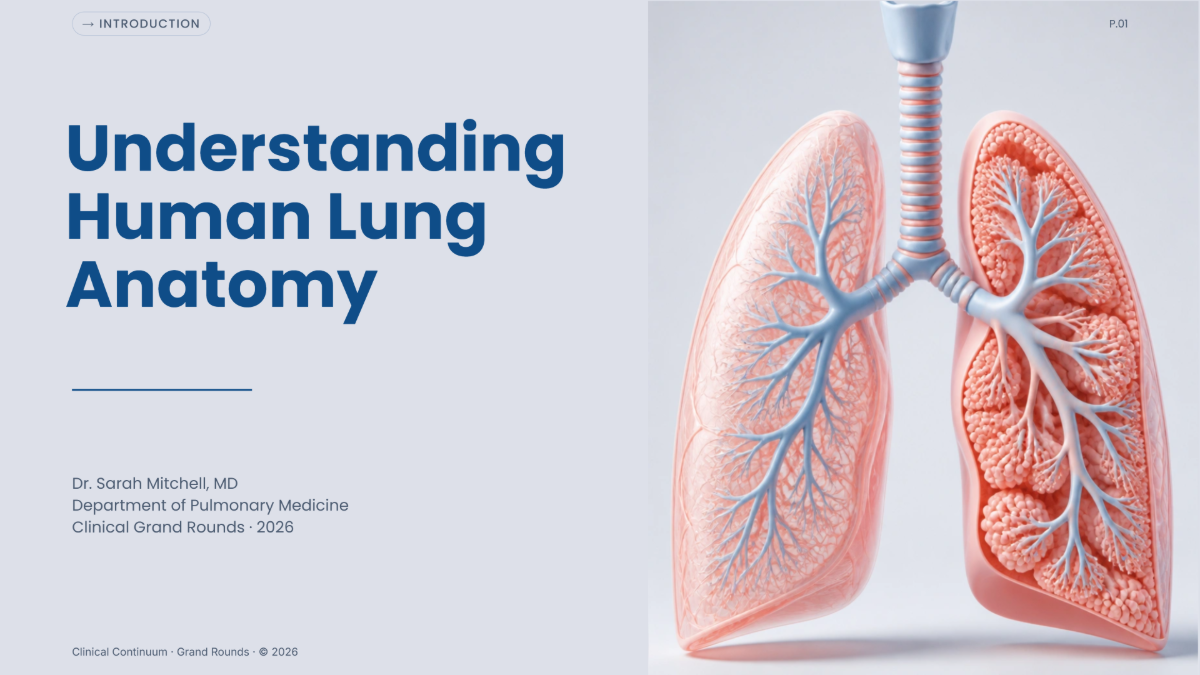 Free Anatomy Presentation Template to Edit Online