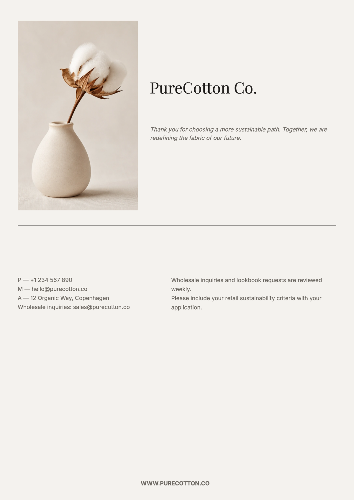 Free Sustainable Fashion Catalog Template to Edit Online