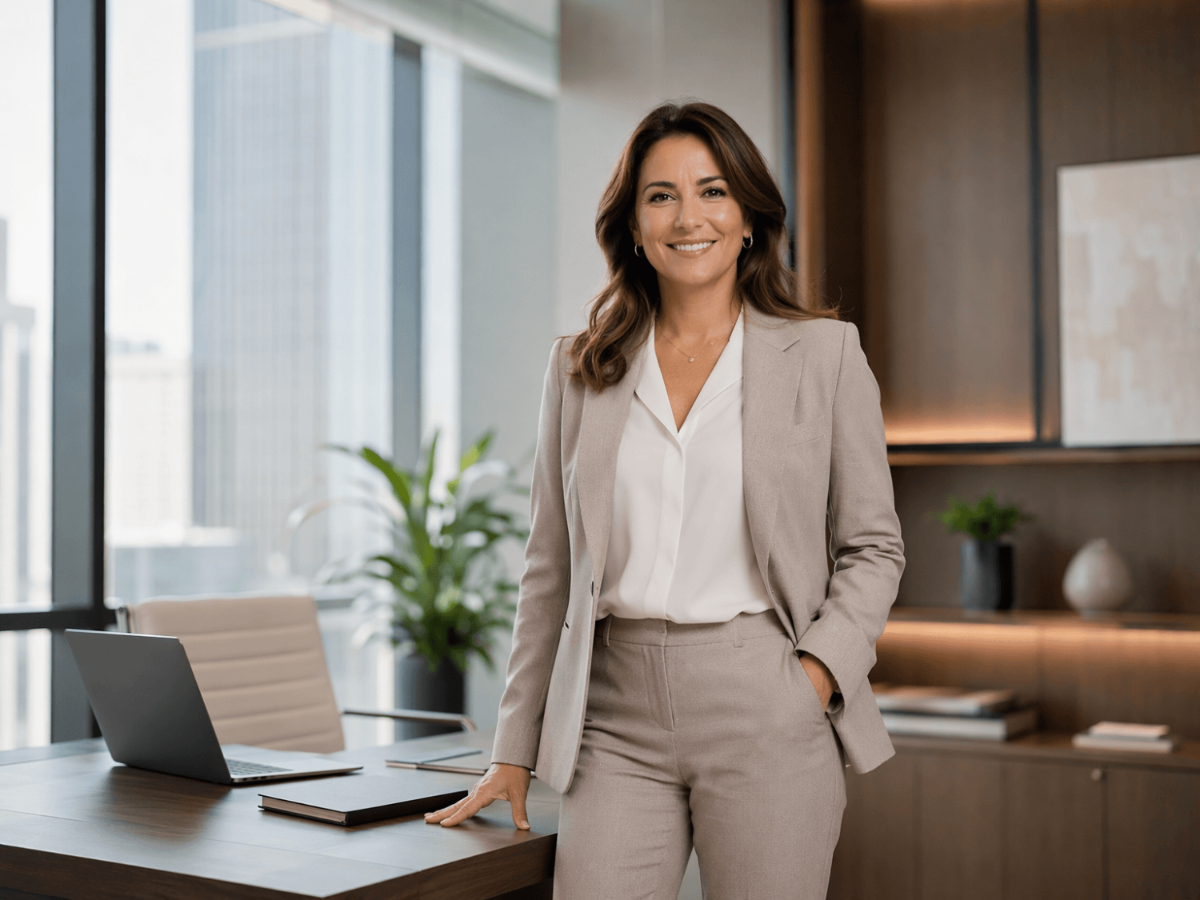 Free CEO Office Portrait Stock Photo Template to Edit Online