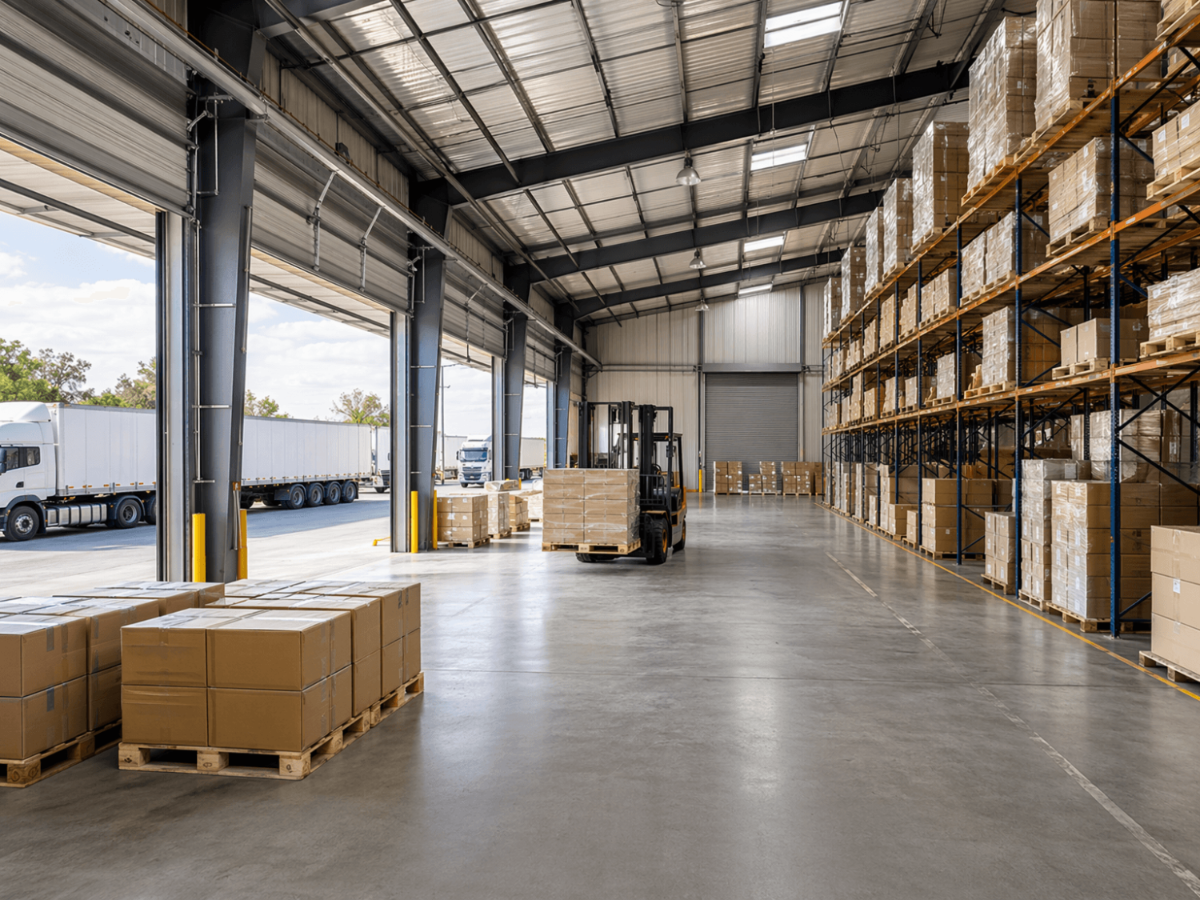 Free Warehouse Logistics Stock Photo Template to Edit Online