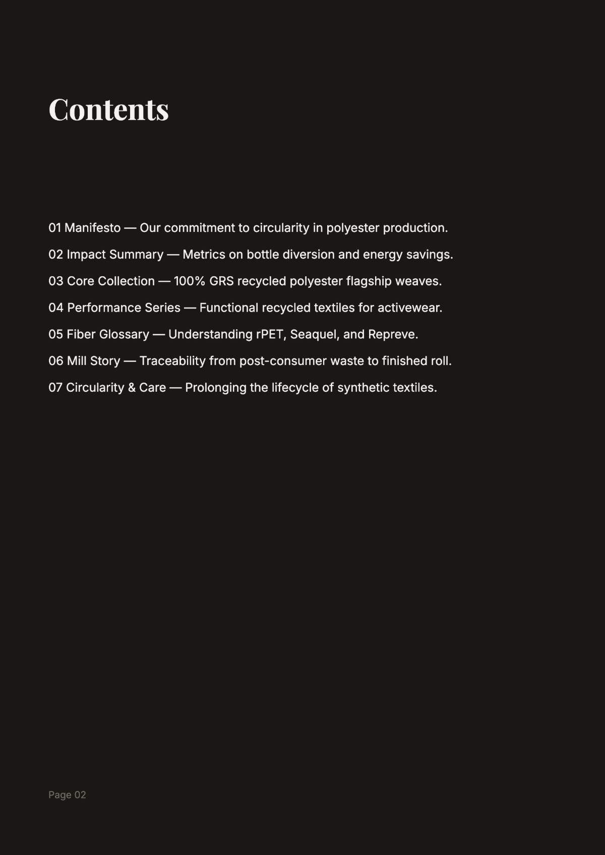 Free Sustainable Fashion Textile Catalog Template to Edit Online