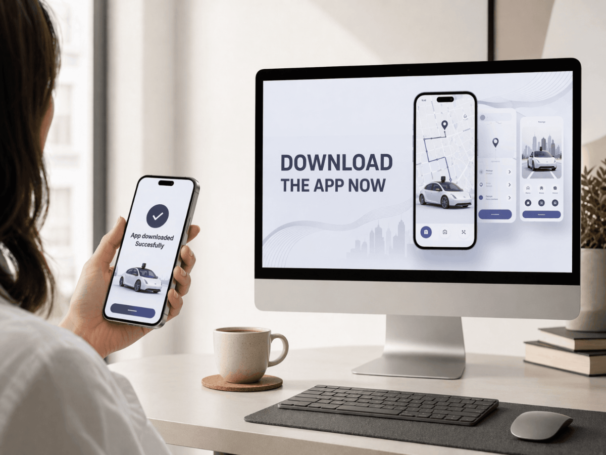 Free App Download Campaign Stock Photo Template to Edit Online