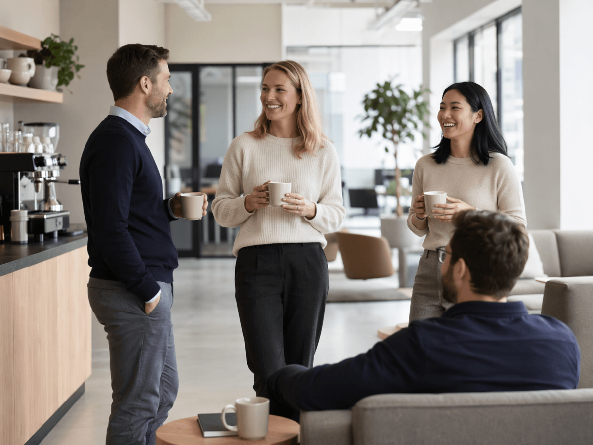 Free Office Coffee Break Stock Photo Template to Download to Edit Online
