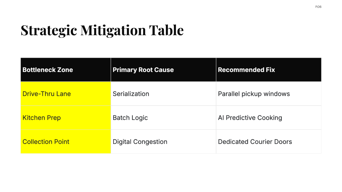 Free Workflow Bottlenecks of McDonald's Chart to Edit Online