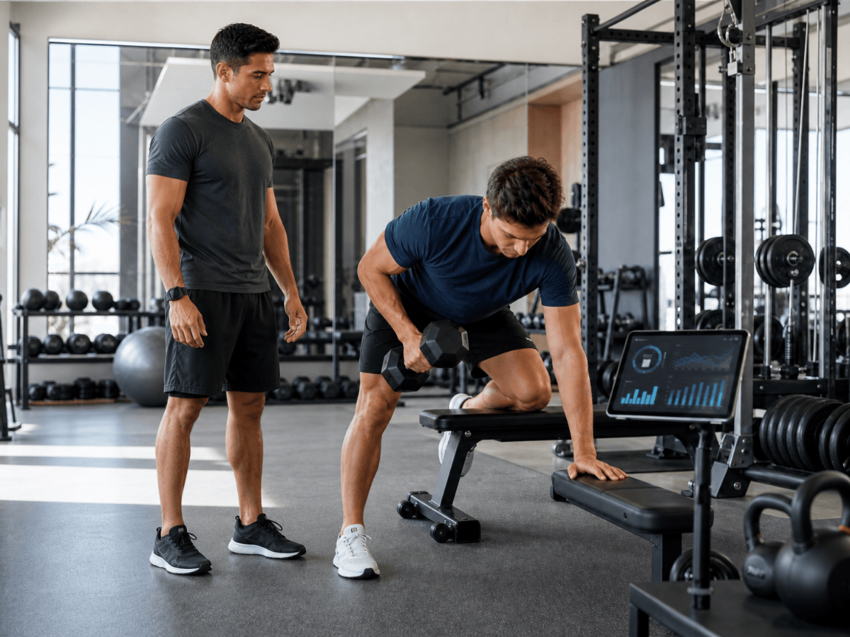 Free Fitness Coaching Stock Photo Template to Edit Online