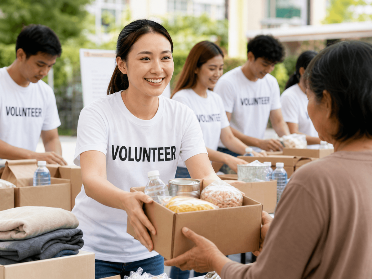 Free Community Volunteer Stock Photo Template to Edit Online