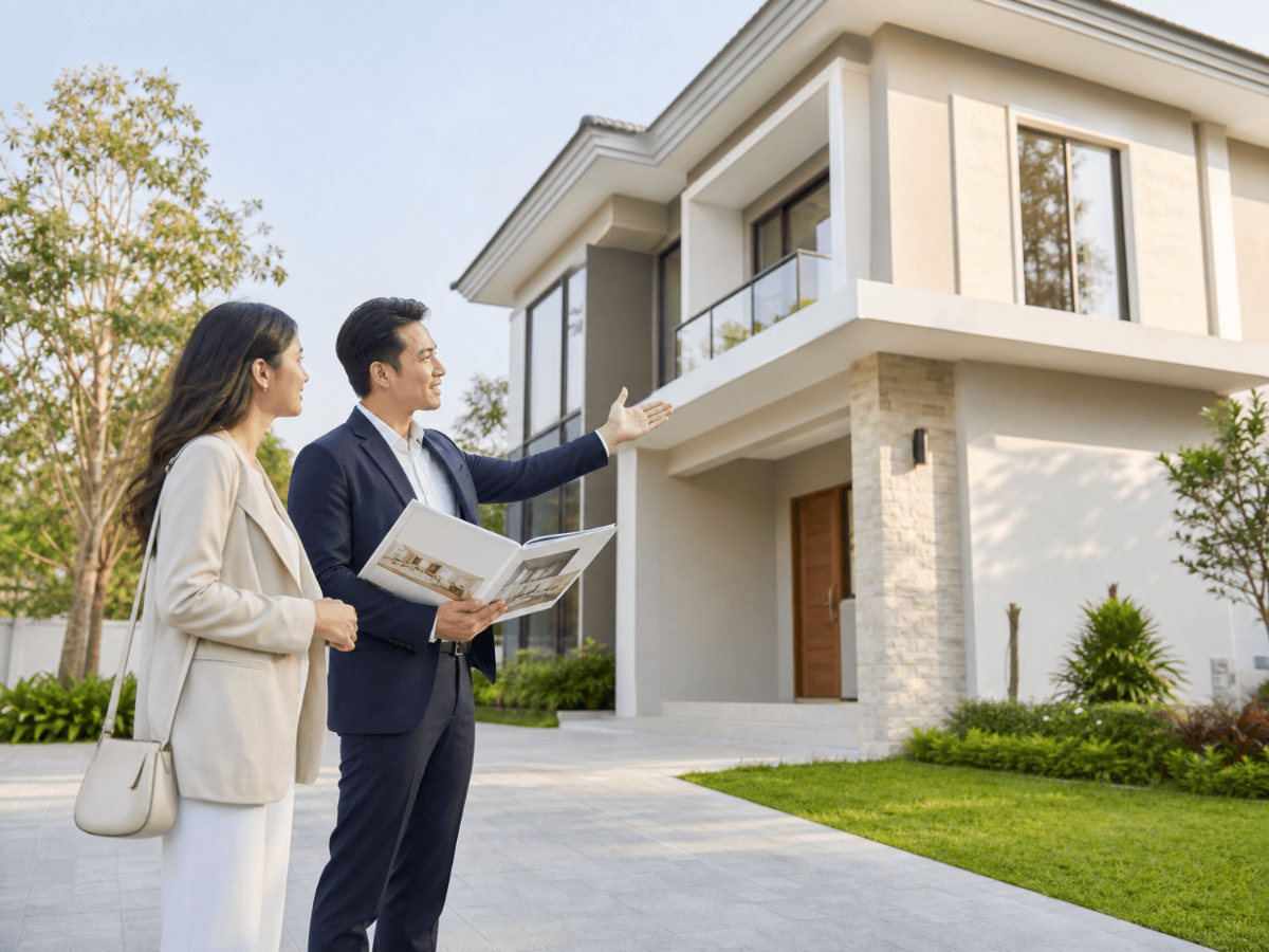 Free Property Viewing Stock Photo Template to Edit Online