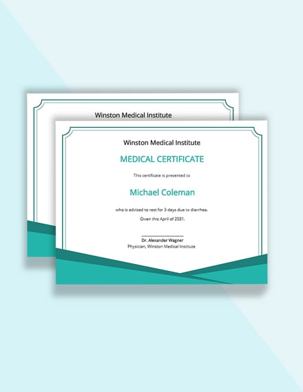 custom certificate