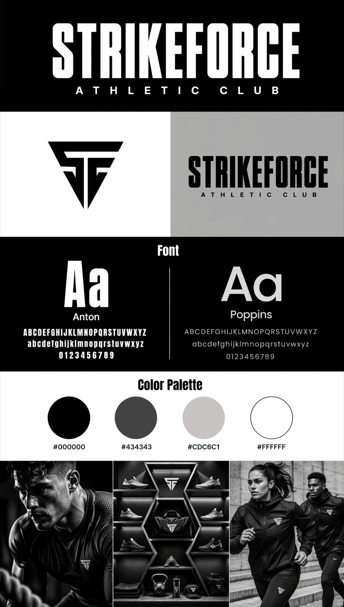 Sports Brand Kit - AI Brand Kit Generator, Create Brand Identity Designs Online