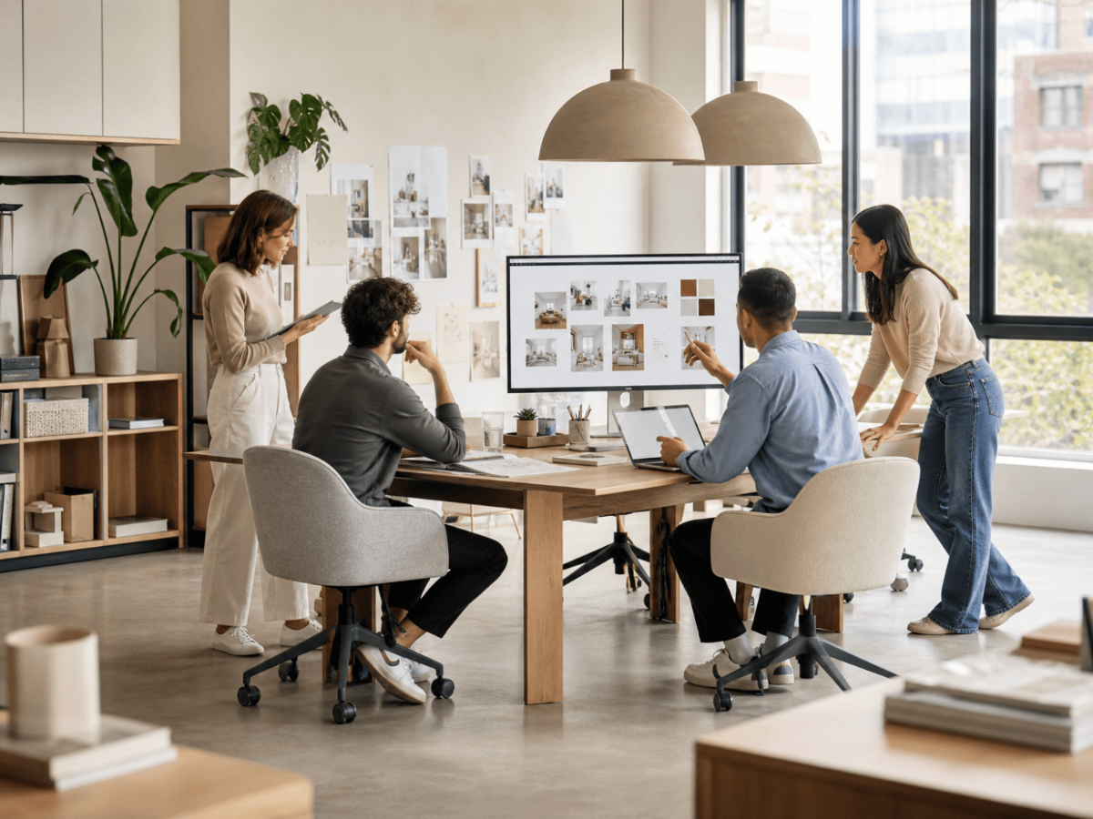 Free Creative Workspace Stock Photo Template to Edit Online