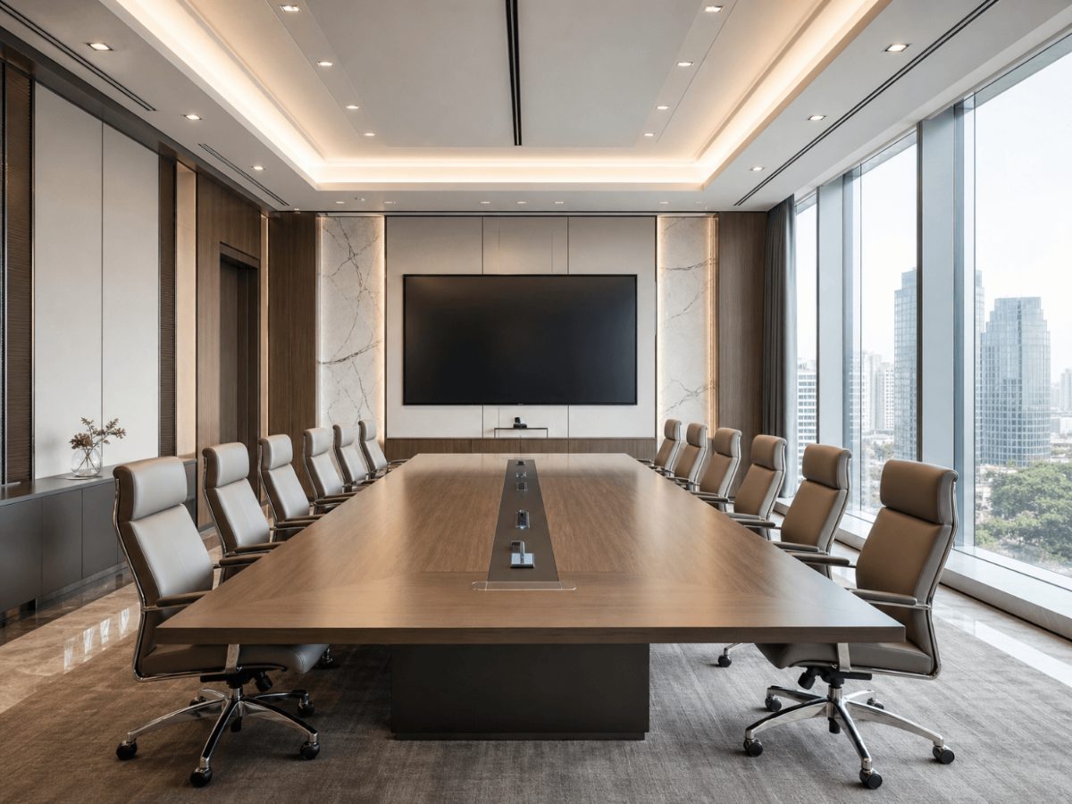 Free Executive Boardroom Stock Photo Template to Edit Online