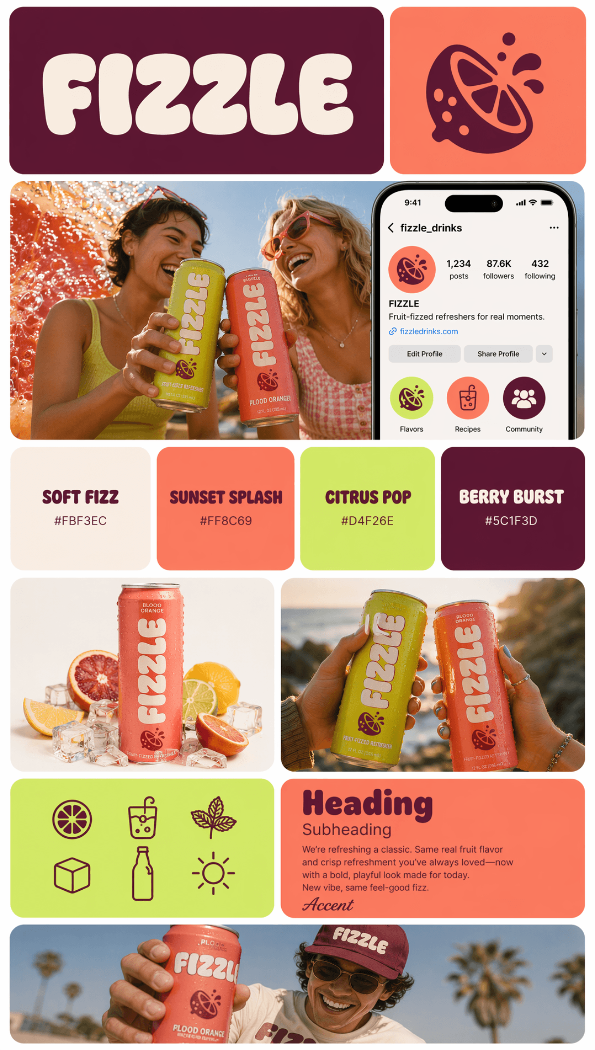 Brand Refresh Brand Kit - AI Brand Kit Generator, Create Brand Identity Designs Online