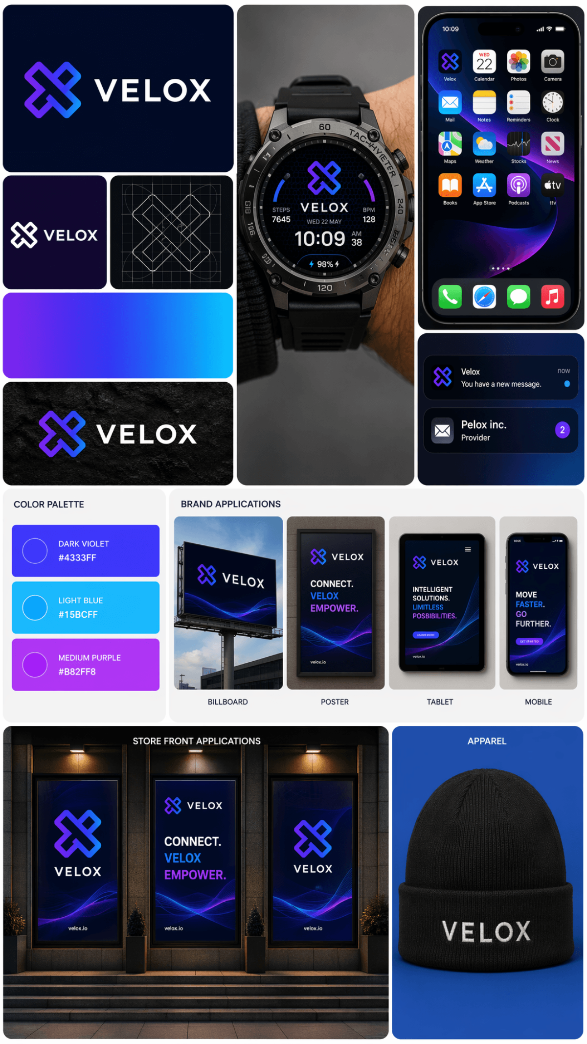 Modern Brand Kit - AI Brand Kit Generator, Create Brand Identity Designs Online