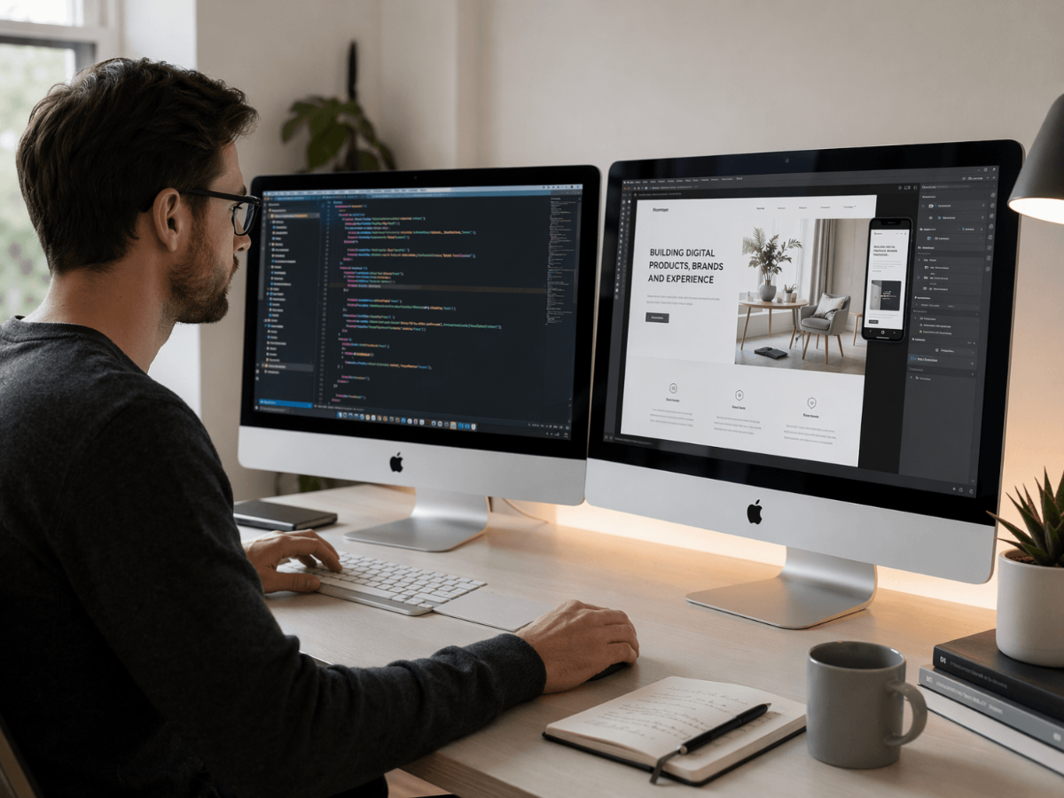 Free Web Development Stock Photo Template to Edit Online