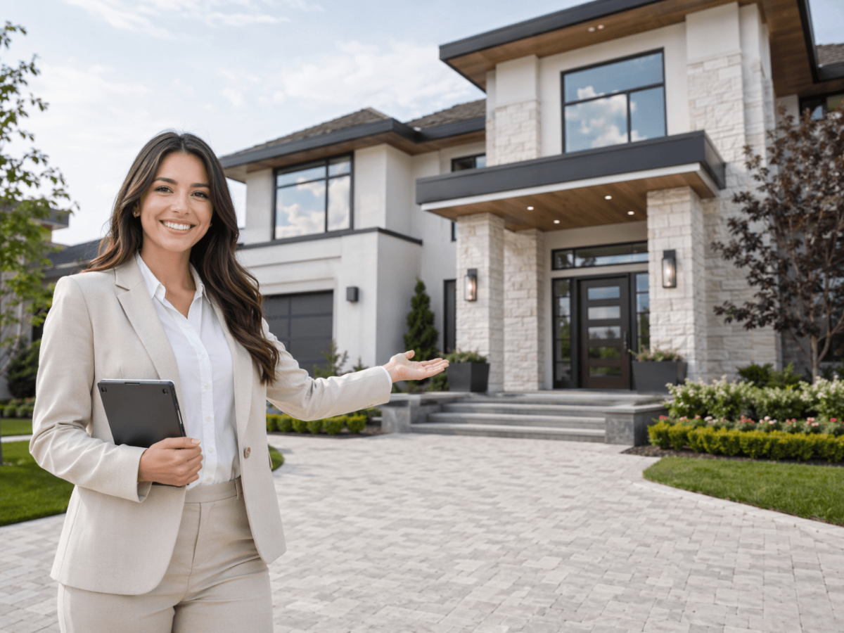 Free Real Estate Agent Stock Photo Template to Edit Online