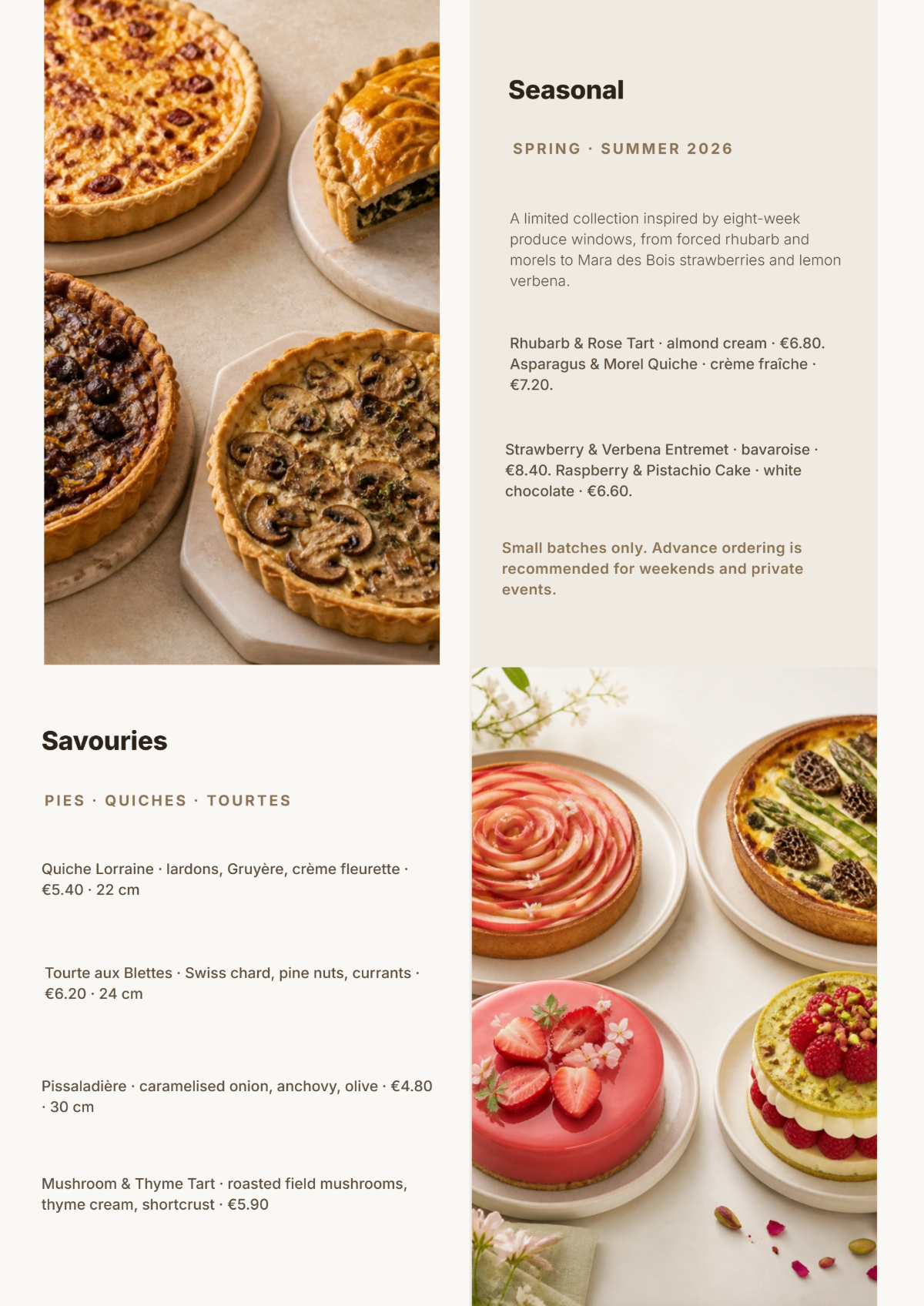 Free Bakery Products Catalog Template to Edit Online