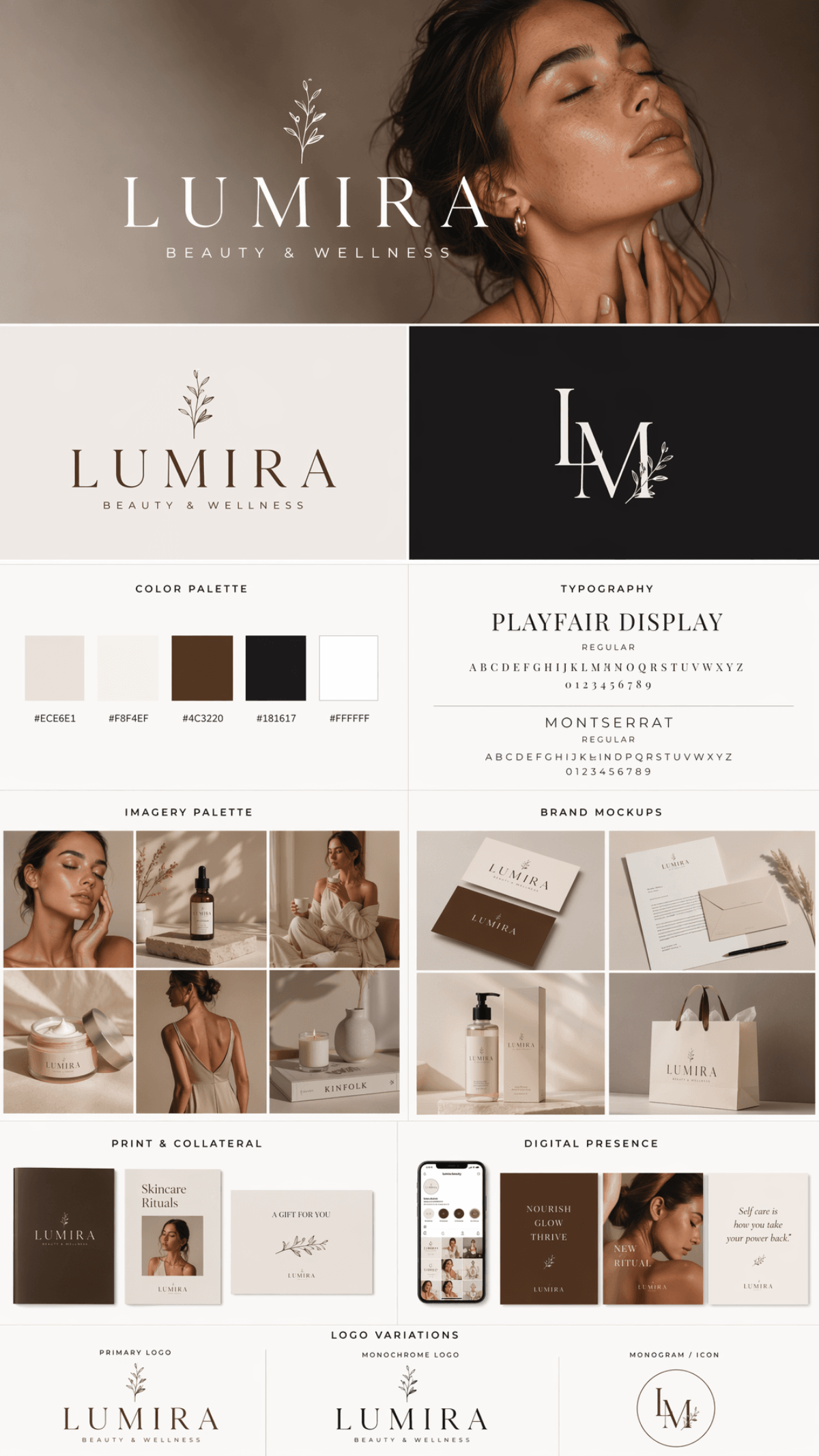 Aesthetic Brand Kit - AI Brand Kit Generator, Create Brand Identity Designs Online