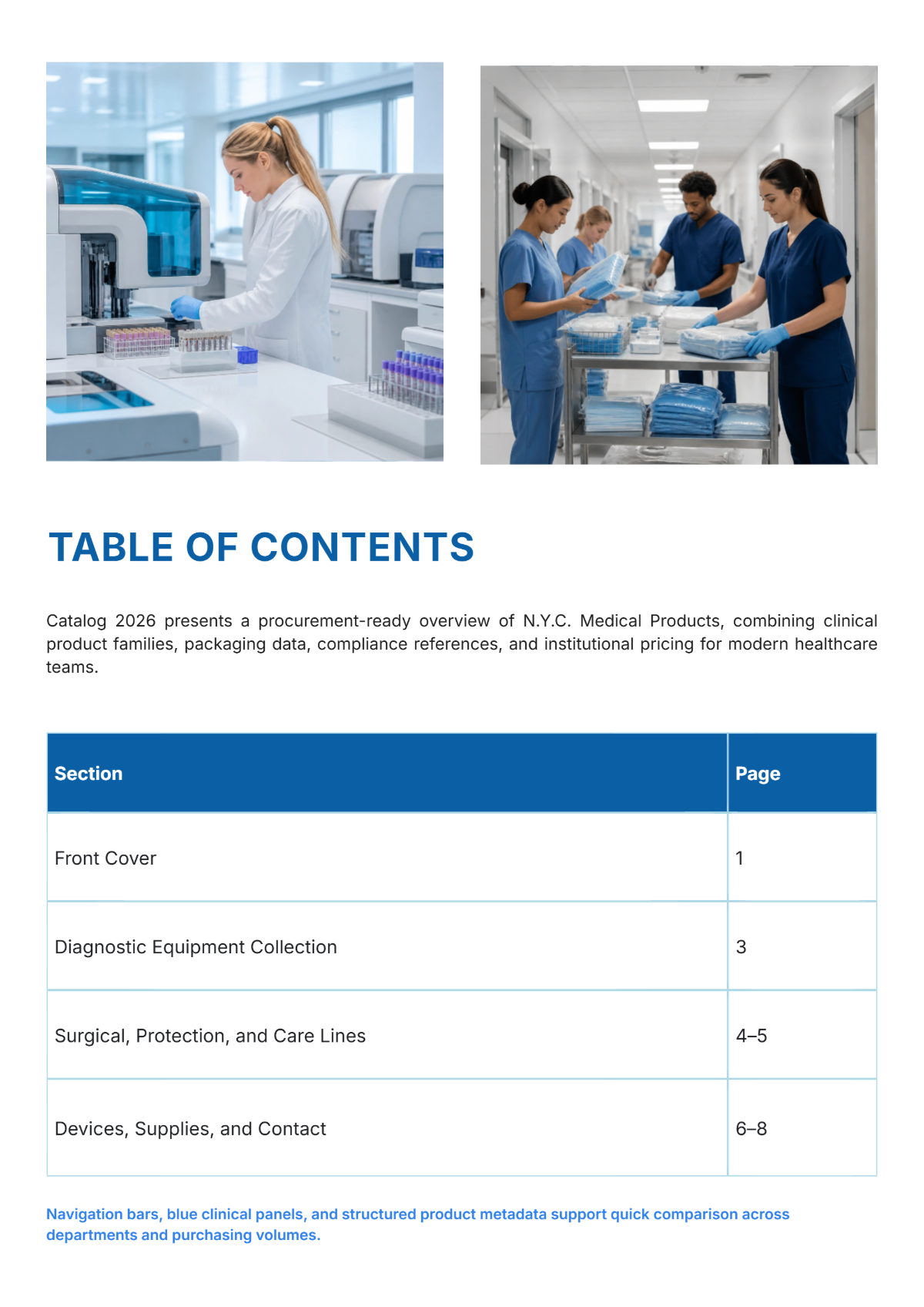 Free Medical Products Catalog Template to Edit Online