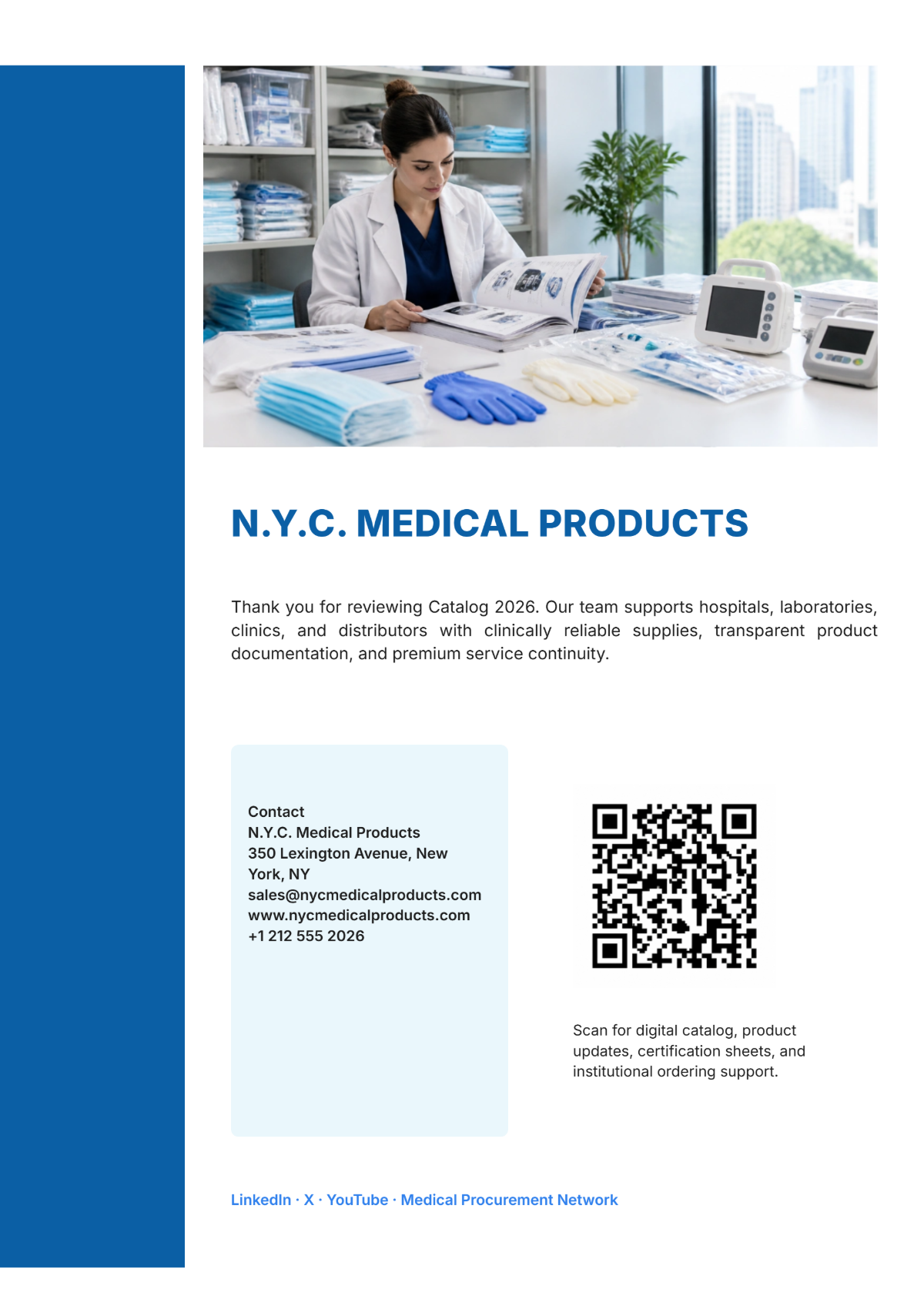 Free Medical Products Catalog Template to Edit Online